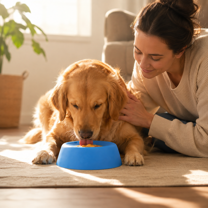 Bol Mangeoire Lente Anti-Étouffement Chien