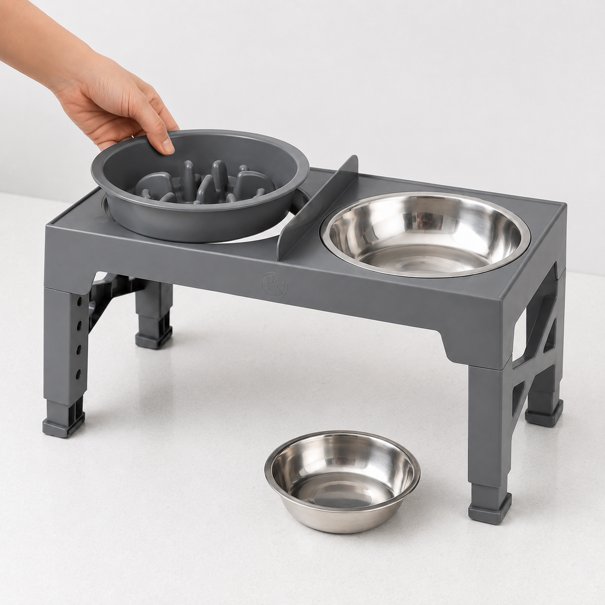 Support Bols Surélevés Réglables pour Chien