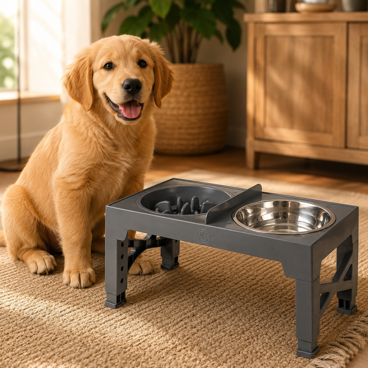 Support Bols Surélevés Réglables pour Chien