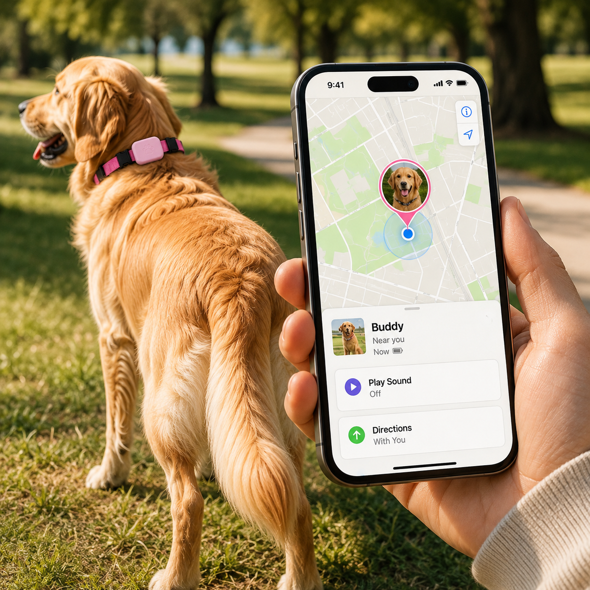 Traceur GPS Étanche pour Animaux - Suivi Temps Réel
