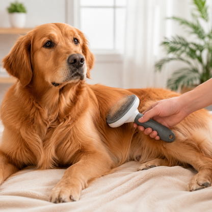 Brosse Autonettoyante pour Chien et Chat