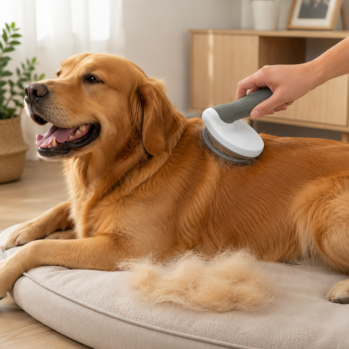Brosse Autonettoyante pour Chien et Chat