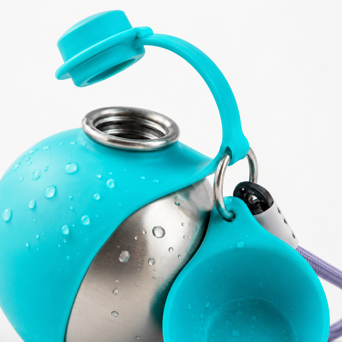 Bouteille d'Eau Nomade pour Chien en Acier Inoxydable