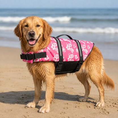 Gilet de Sauvetage Chien Sécurité et Visibilité Aquatique