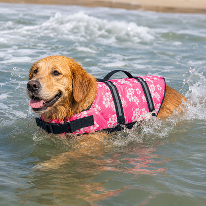 Gilet de Sauvetage Chien Sécurité et Visibilité Aquatique