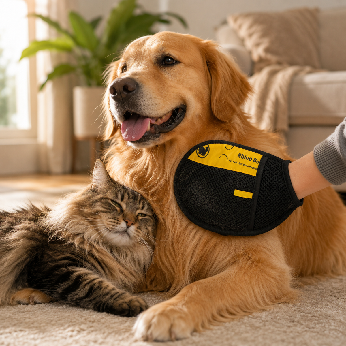 Gants Électrostatiques Anti-Poils pour Animaux