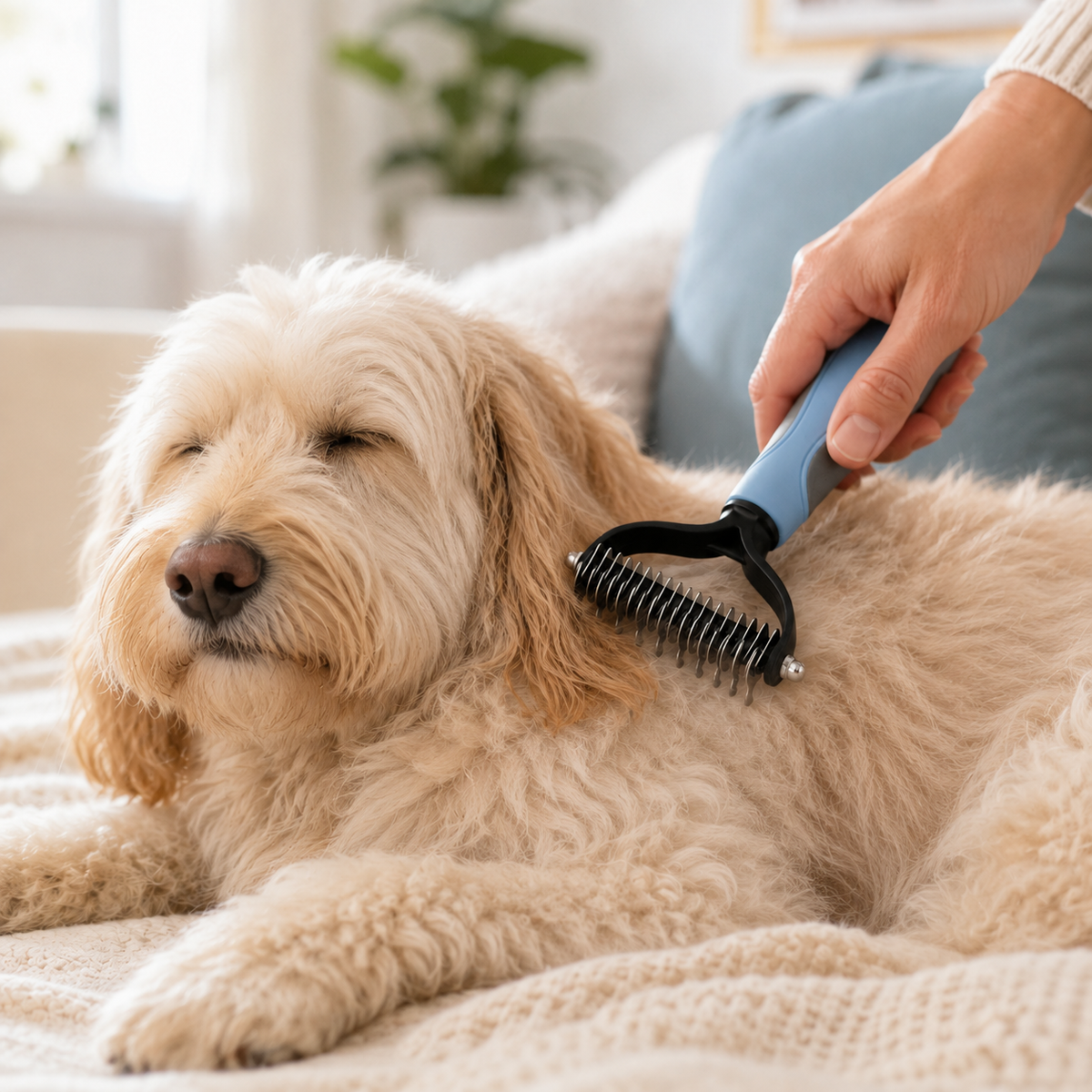Brosse Anti-Poils pour Chat et Chien
