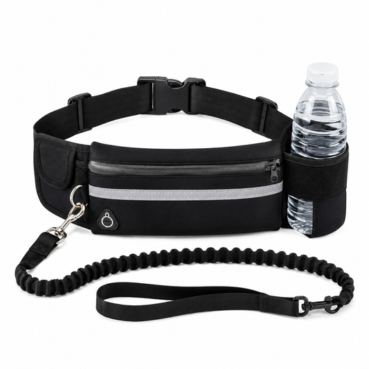 Laisse Mains-Libres Nylon pour Chiens