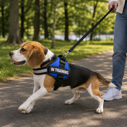 Harnais Chien Anti-Traction Personnalisable et Réfléchissant