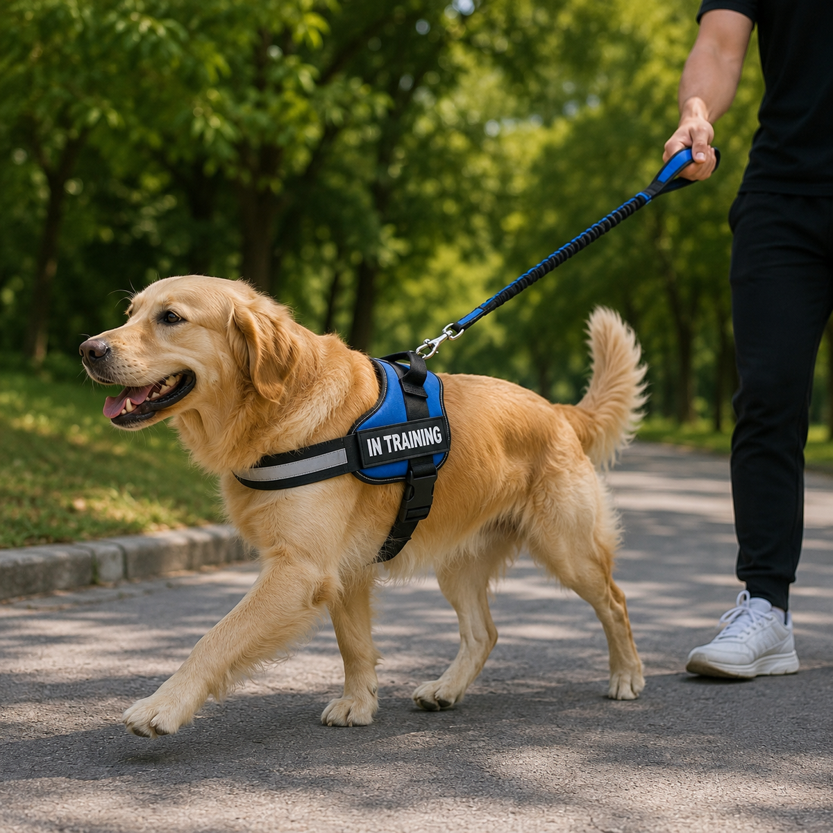 Harnais Chien Anti-Traction Personnalisable et Réfléchissant