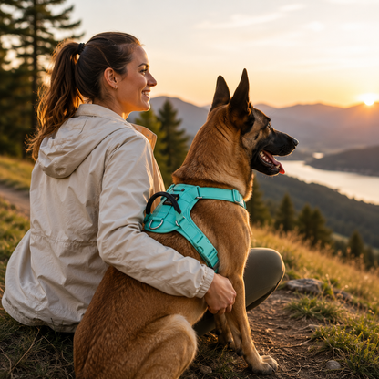 Harnais Anti-Traction Réfléchissant pour Chien
