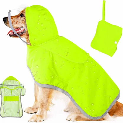 Imperméable à Capuche Ajustable pour Chien