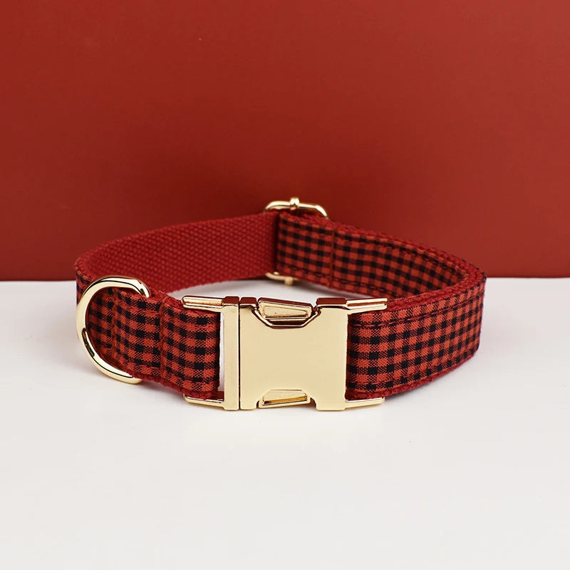Collier Écossais avec Nœud Papillon pour Chien