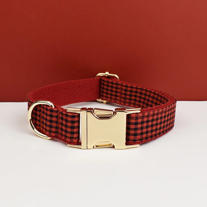 Collier Écossais avec Nœud Papillon pour Chien