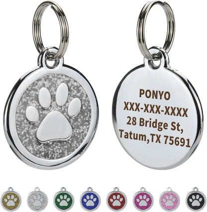 Médaille Gravée Anti-Perte pour Chien et Chat