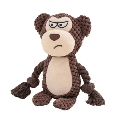 Jouet Corde Peluche Sonore pour Chien