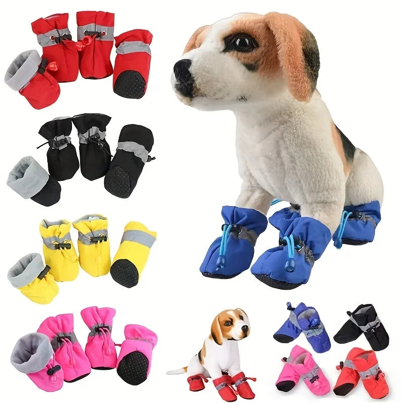 Bottes Imperméables Semelle Souple pour Chien et Chat