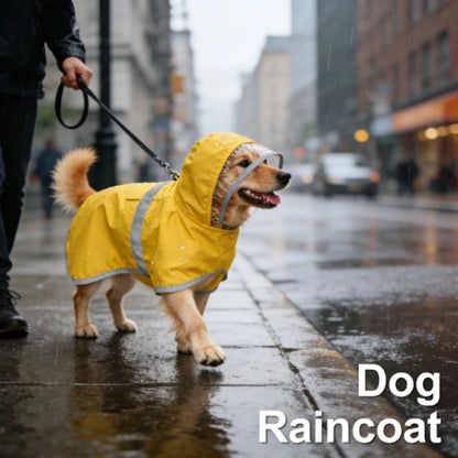 Imperméable à Capuche Ajustable pour Chien