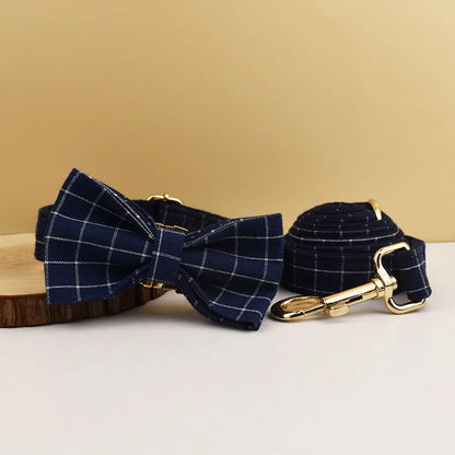 Collier Écossais avec Nœud Papillon pour Chien