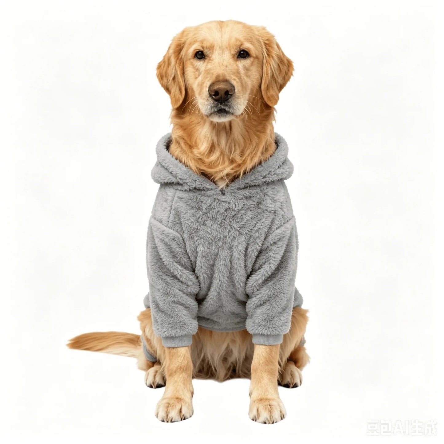 Doudoune à Capuche Polaire pour Grand Chien