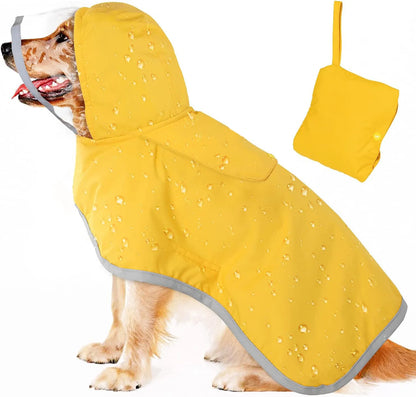 Imperméable à Capuche Ajustable pour Chien