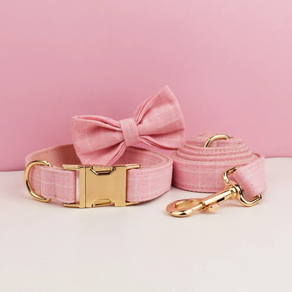 Collier Écossais avec Nœud Papillon pour Chien