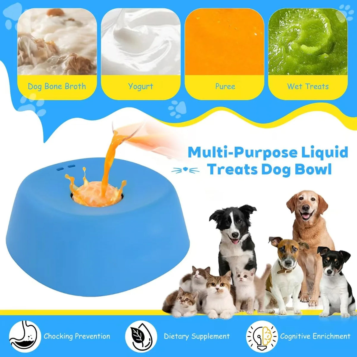 Gamelle Anti-Glouton pour Chien