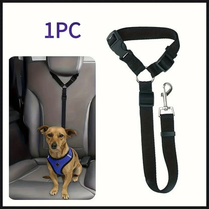 Ceinture de Sécurité Ajustable Nylon pour Chien