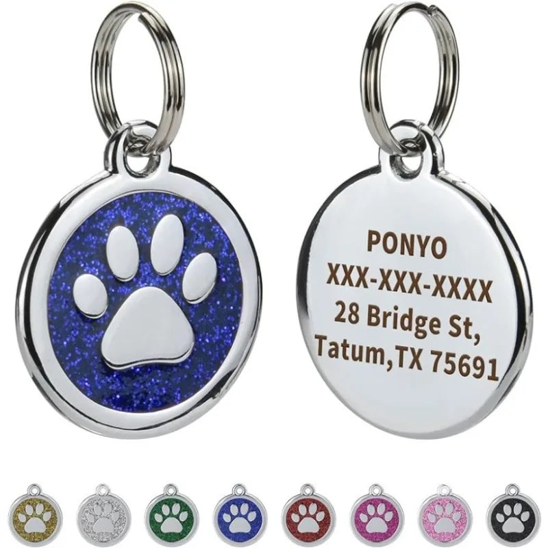 Médaille Gravée Anti-Perte pour Chien et Chat