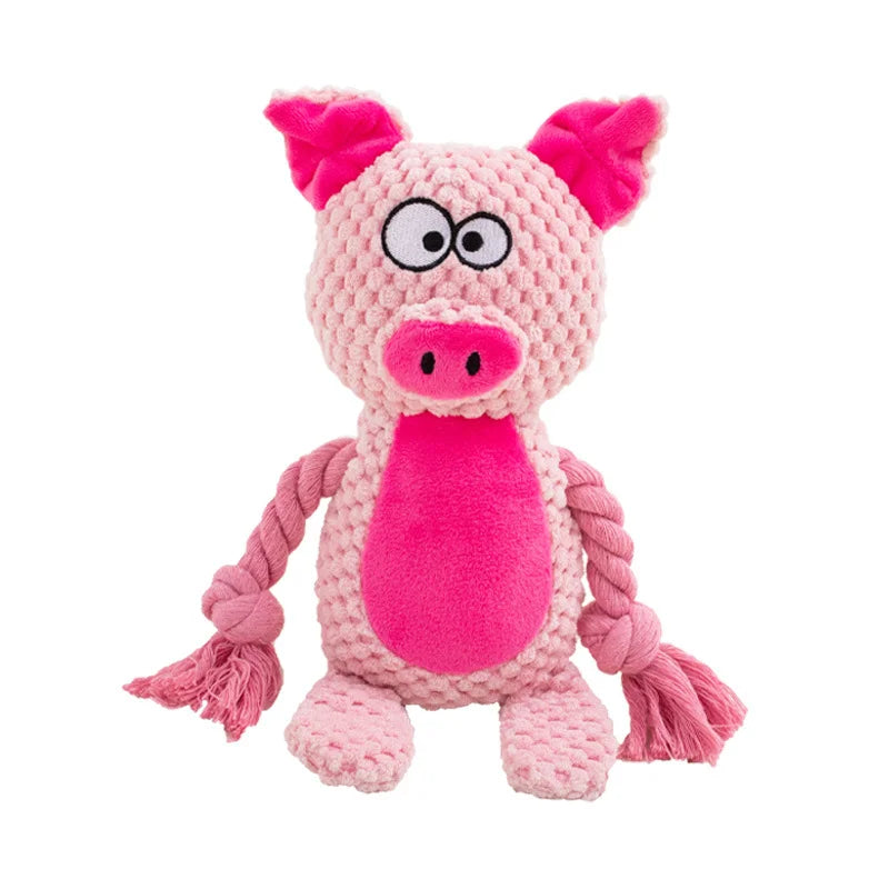 Jouet Corde Peluche Sonore pour Chien