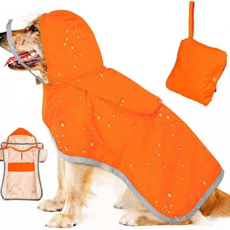 Imperméable à Capuche Ajustable pour Chien