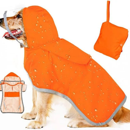 Imperméable à Capuche Ajustable pour Chien