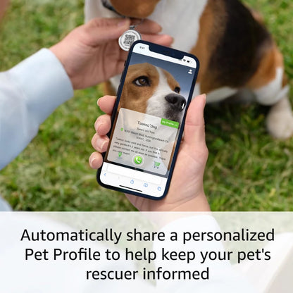 Médaille QR Code pour Chien avec Alertes en Temps Réel