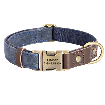 Collier Personnalisé en Similicuir avec Médaille