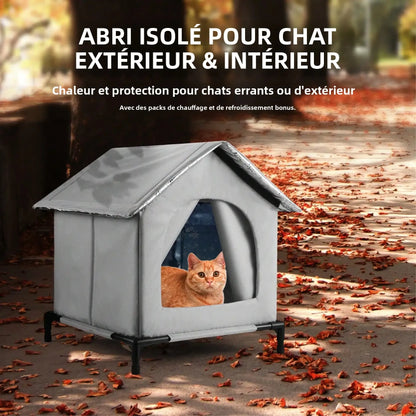 Maison Isolée Toutes Saisons pour Chat