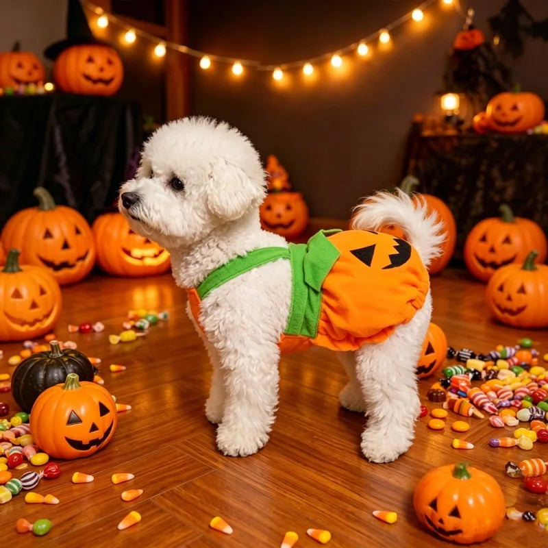 Déguisement Citrouille pour Petit Chien