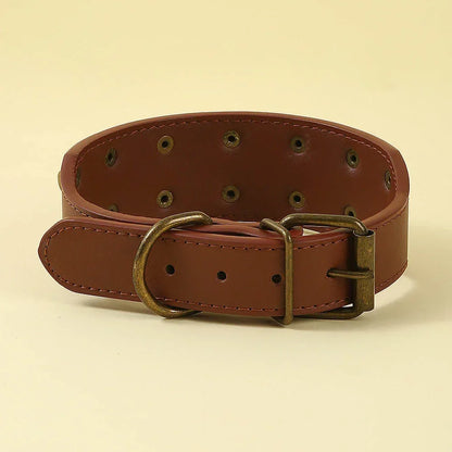 Collier Clouté Large 5cm pour Chien Robuste