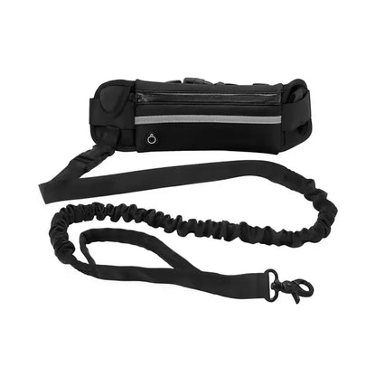 Laisse Mains-Libres avec Ceinture et Poche