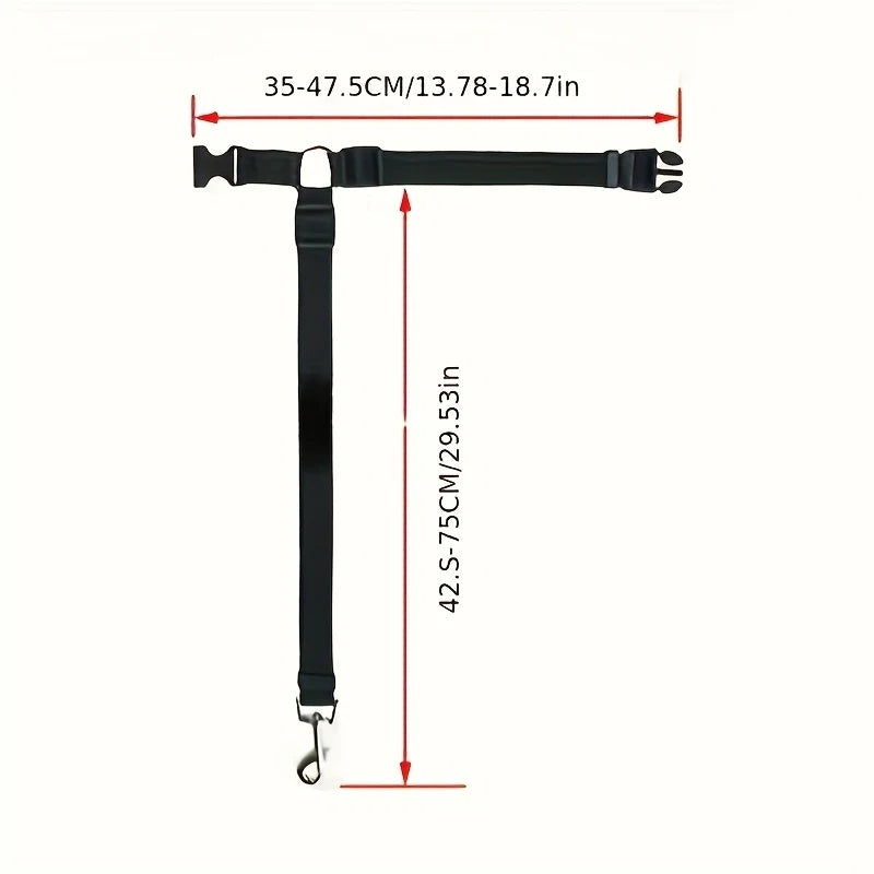 Ceinture de Sécurité Ajustable Nylon pour Chien
