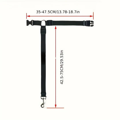 Ceinture de Sécurité Ajustable Nylon pour Chien