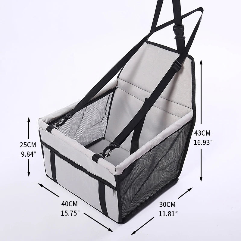 Hamac de Voiture Pliable pour Petit Chien