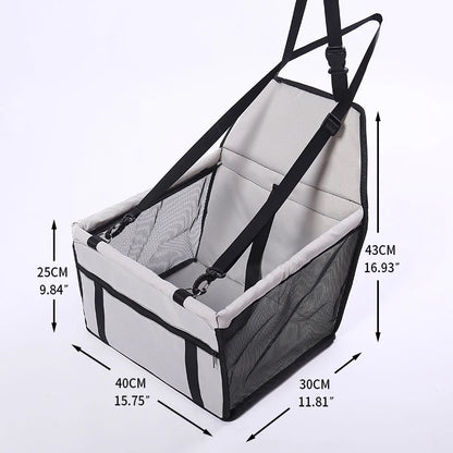 Hamac de Voiture Pliable pour Petit Chien