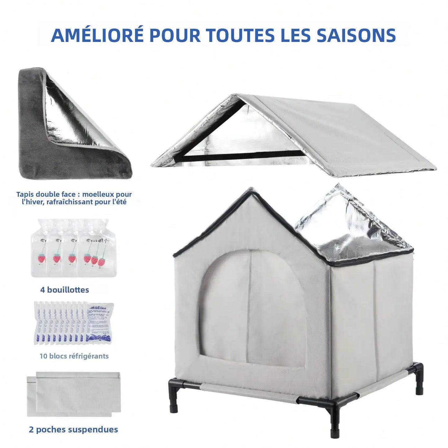Maison Isolée Toutes Saisons pour Chat