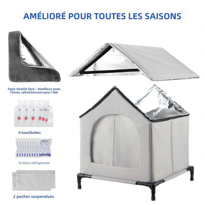 Maison Isolée Toutes Saisons pour Chat