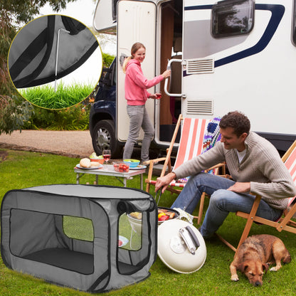 Caisse de Voyage Pliable pour Chien et Chat