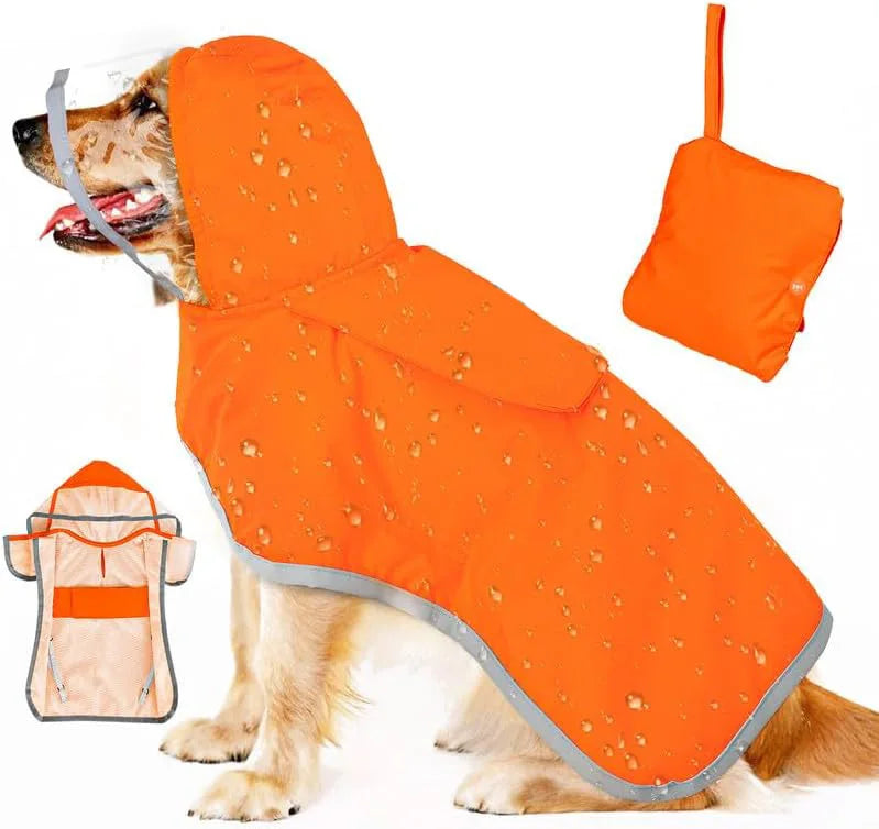 Imperméable à Capuche Ajustable pour Chien