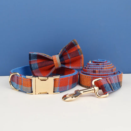 Collier Écossais avec Nœud Papillon pour Chien