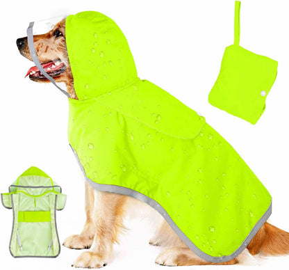 Imperméable à Capuche Ajustable pour Chien