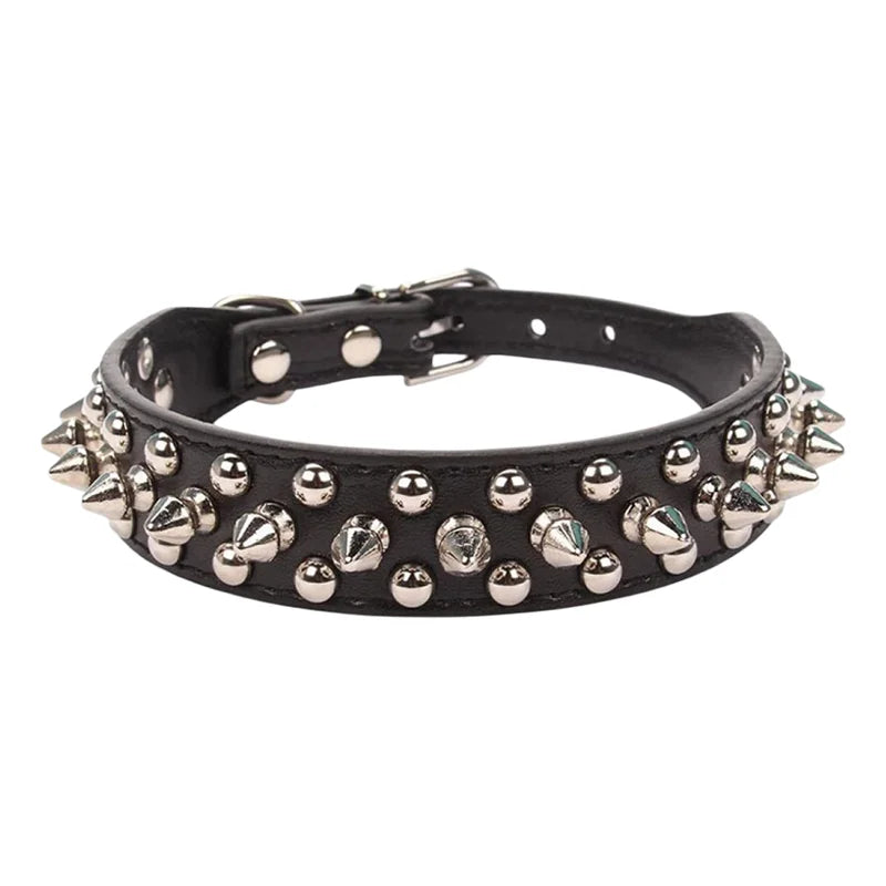 Collier Large Style Clouté pour Grand Chien