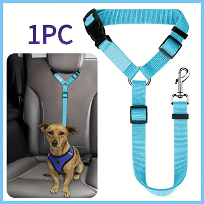 Ceinture de Sécurité Ajustable Nylon pour Chien